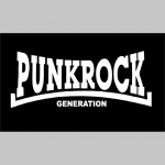 Punk Rock Generation mikina s kapucou stiahnutelnou šnúrkami a klokankovým vreckom vpredu